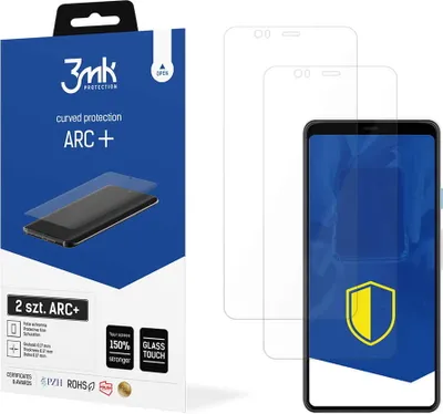 Produktbild von 3mk Display Schutzfolie ARC+ für Google Pixel 4 XL  0,17mm Self-Heal (2 Stück)