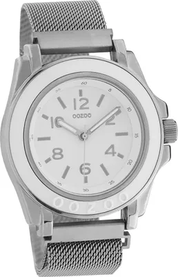 Produktbild von Oozoo Damen Armbanduhr silber Analog Timepieces Metallarmband D2UOC10737