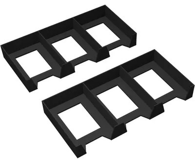 Produktbild von 2-teiliges Kartenhalter-Set für Catan, schwarz