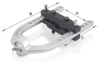 Image de Extracteur TOPTUL pour joint d'arbre de transmission JEAX0101 32 mm 105 mm 250 mm