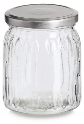 Produktbild von ZELLER 19059 Einmachglas 470 ml mit Metalldeckel, ca. Ø 9 x 11 cm