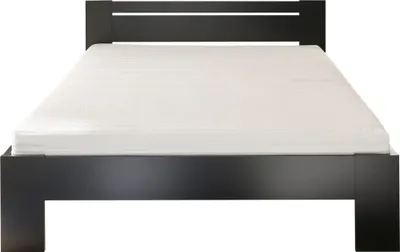 Produktbild von Futonbett CANNES Schwarz mit Kopfteil
