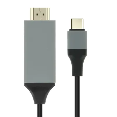 Produktbild von Videokabel Adapter USB-C / HDMI Ultra HD 2m WIWU – Schwarz