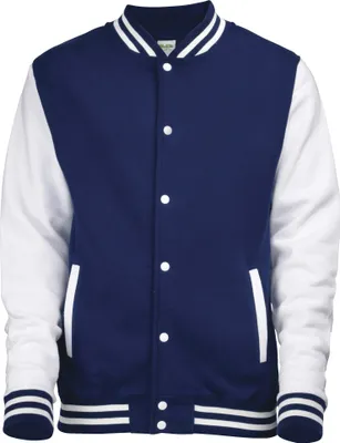 Produktbild von Awdis Uni College-Jacke RW175 (L) (Oxford Blau/Weiß)