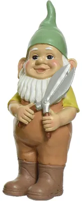 Produktbild von Decoris Gartenzwerg - mit Baumschere - Polystone - H29 cm