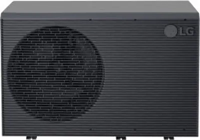 Produktbild von LG Therma V R290 Monobloc 12kW Luft-/Wasser-Wärmepumpe Grau HM123HF.UB60