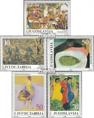 Produktbild von Briefmarken Jugoslawien 1985 Mi 2132-2136 (kompl.Ausg.) postfrisch Kunst
