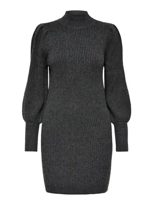 Produktbild von ONLY Langarm Strickkleid Mini Pullover Dress Stehkragen Shirt ONLKATIA Größe: S