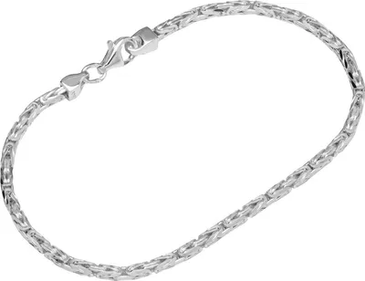 Produktbild von Armband 925 Sterling Silber 19cm Königskette 8 fach diamantiert Herren Armkette