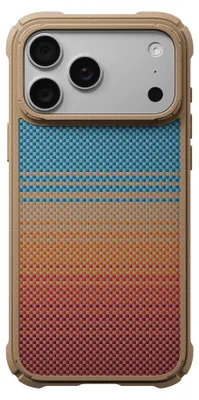 Image de Étui PITAKA Cairn California pour iPhone 18 Pro Max / 17 Pro Max, motif coucher de soleil