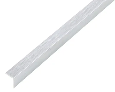 Image de Alberts 489069 Profilé d'angle, autocollant, aluminium, design en acier inoxydable, léger, 1000 x 30 x 30 mm