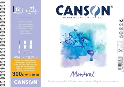 Immagine prodotto di CANSON C200807160 CANSON Tampone per acquerello "Montval", 210 x 297 mm, 300 g/m²