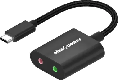 Obrázek produktu pro AlzaPower Externí zvuková karta X250 matná černá