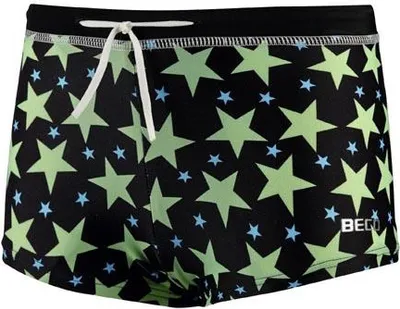 Produktbild von Beco Jungen-Schwimmboxershorts Schwarz/Grün