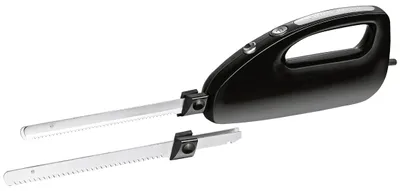 Zdjęcie produktu dla Rommelsbacher EM 150, Czarny, Stal nierdzewna, Chleb, Mięso, Ciastko, Ząbkowane ostrze, 15 cm, 120 W, Prąd przemienny