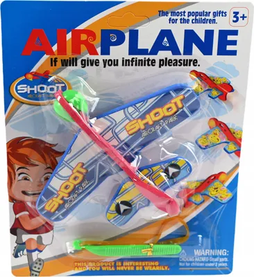 Produktbild von Styroporflieger mit Startpistole - Segelflieger Wurfgleiter Spielzeug - Flugzeug für Kinder Draußen