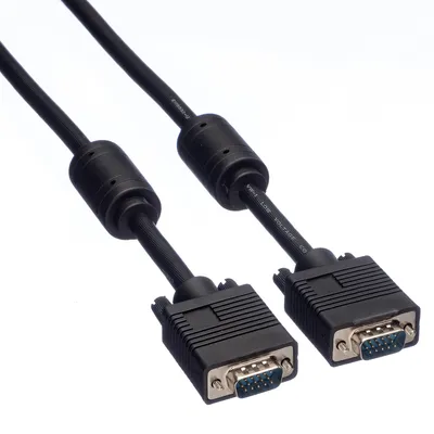 Obrázok produktu pre ROLINE Kábel monitora s feritovým jadrom+DDC, HD15 ST-ST 10m (11.04.5660)