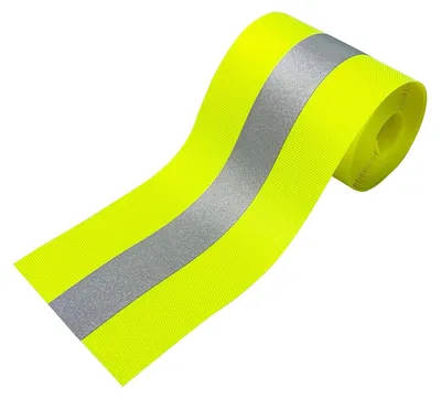 Obrázok produktu pre Reflexná páska – 2 m x 50 mm – fluorovožltá
