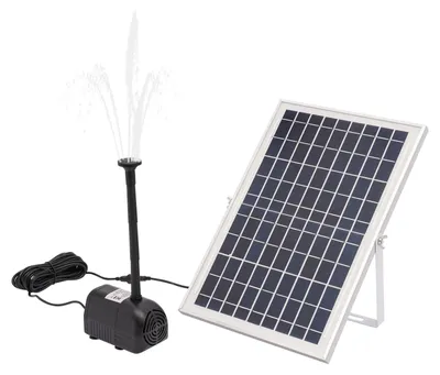 Image de Pompe à eau solaire pour fontaine, débit maximal 1000L/h, 200cm de colonne d'eau, 17V