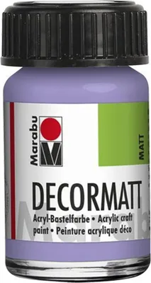 Produktbild von Decormatt Acryl - Lavendel 007 15 ml. Packung mit 5 Stück