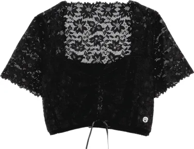 Produktbild von Bahamas Dirndlbluse Trachtenbluse Trachtenmode, Größe:38, Farbe:Schwarz