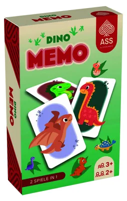 Produktbild von Dino Memo Spiel– Gedächtnis- und Kartenspiel für Kinder