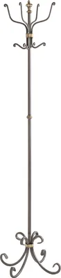Image de Porte-manteau HAKU anthracite - métal, L/H/P : 46 x 180 x 46 cm