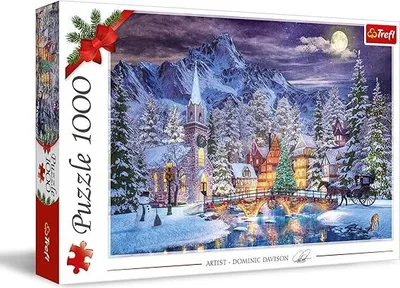 Produktbild von Trefl - Weihnachtsstimmung Puzzle 1000 Teile Weihnachtspuzzle