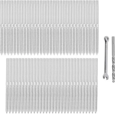 Image de Cadre métallique flexible pour balcons - Fixation latérale - 1/8 pouce - Couleur argent