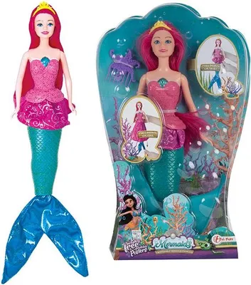 Obrázok produktu pre Morská panna s premenlivými šatami 30 cm