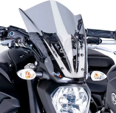 Produktbild von Puig Carenabris New Generation Touring Yamaha Mt-07 Windschutzscheibe Grau  Grau One Size
