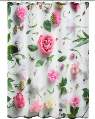 Produktbild von Kleine Wolke Duschvorhang Textil ROSALIE Multicolor 180 x 200 cm