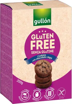 Produktbild von Gullón Choco Cookies mit Chocolate Chips 200g
