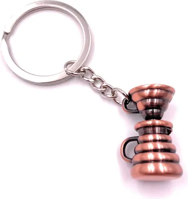 Obrázek produktu pro Onwomania Klíčenka Filtr Káva Kávovar Káva Bronzový přívěšek Klíčenka