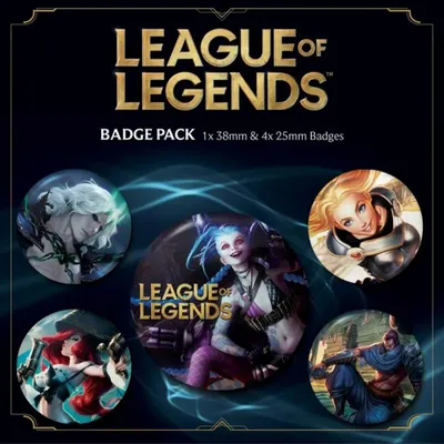 Obrázok produktu pre League Of Legends - odznak PM11901 (10,5 cm x 13 cm) (viacfarebný)