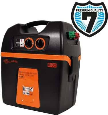 Produktbild von Gallagher Weidezaungerät/Batteriegerät B100 (9V/12V) – bis zu 10 km