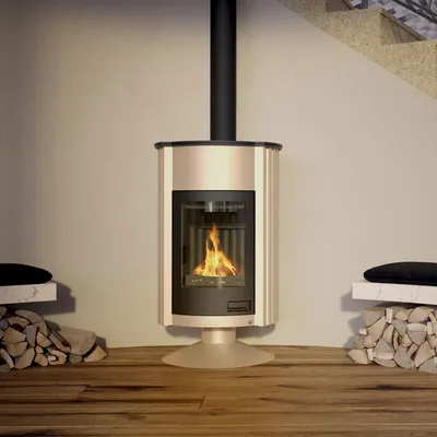 Obrázok produktu pre HS FLAMINGO krbová kamna MASTERFLAMME Grande II - krémová