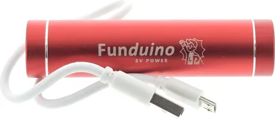 Produktbild von Powerbank Zylinder mit 2600mAh - 5V Powerpack für Roboter inkl. Kurzschlussschutz