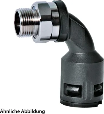 Obrázok produktu pre FLEXA RQBK90DR-M Rýchlospojka 90 stupňov, závit M40x1,5, pre vonkajší priemer hadice 42,5 mm, vysoká tesnosť