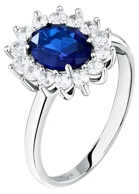 Productafbeelding van Luxe zilveren ring met kubische zirkonia, model SAIW2830. Omtrek: 52 mm