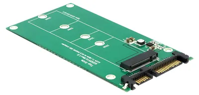 Produktbild von Delock Converter SATA 22 pin > M.2 NGFF - SATA-Adapter - SATA Combo zu Key M-Steckplatz (passend für M Key oder B+M Key-Module)