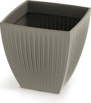 Produktbild von Blumentopf LATIA SQUARE MIDL 30 cm - Farbe: mocca
