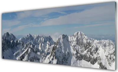 Produktbild von Glasbilder 125x50 Wandbild Druck auf Glas Gebirge Landschaft