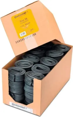 Produktbild von Continental Mtb Standard 40 Mm Fahrradschlauch 50 Einheiten Schwarz 26´´ / 1.75-2.50 Schwarz 26´´