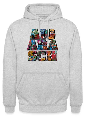 Produktbild von Spreadshirt Die Drei Fragezeichen Jubiläumsdesign Aiga Rasch Uni Hoodie, L, Hellgrau meliert