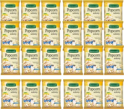 A grid of popcorn packages.