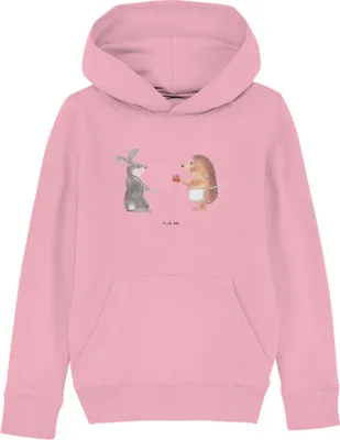 Produktbild von Mr. & Mrs. Panda Kinderpullover Hase Igel 9-11 Jahre (134/146) - Baumwolle Pink - Geschenk, Sweater, Hoody, Hoodie, und, Lustige Sprüche, Trösten, Herzschmerz, Pullover