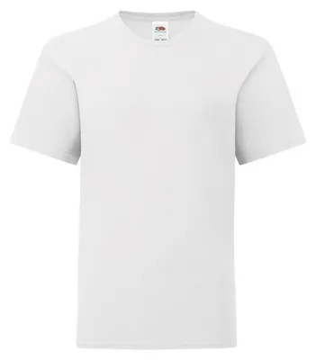 Imagen del producto de Camiseta Niña Fruit Of The Loom Iconic 150 T Blanco