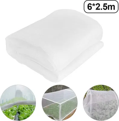 Produktbild von Gartennetz Insektennetz,Gemüsenetz Garten,Pflanzenschutznetz, Insektenschutznetz Feinmaschig, Blumen Schutznetz, 2.5X6m