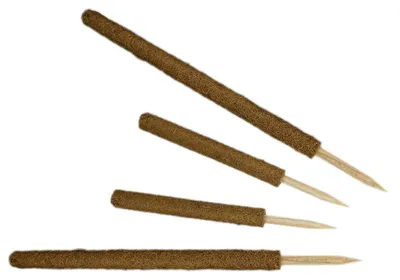 Produktbild von Novatool Pflanzstab Kokos 80+110 cm I Ø 45mm I verlängerbar I natürlicher Kokosfaser I Pflanzenhalter I Rankstab I Moosstab Kokosstab (2, 60 + 80 cm)